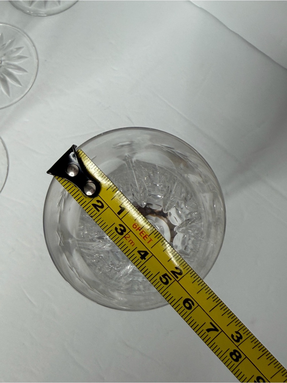 Wedgwood Calendore Lead Crystal glasses Champagne Stemware Flutes - set of 8 - Picture 12 of 14